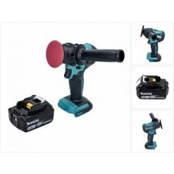 Makita DPV 300 T1 Akku Schleifer Polierer 18 V 50 / 80 Mm Brushless + 1x Akku 5,0 Ah - Ohne Ladegerät