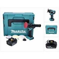 Makita DPV 300 F1J Akku Schleifer Polierer 18 V 50 / 80 Mm Brushless + 1x Akku 3,0 Ah + Makpac - Ohne Ladegerät