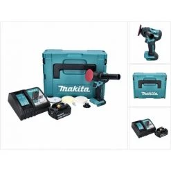 Makita DPV 300 RG1J Akku Schleifer Polierer 18 V 50 / 80 Mm Brushless + 1x Akku 6,0 Ah + Ladegerät + Makpac