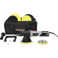 NO-NAME Dino KRAFTPAKET Exzenterpoliermaschine 230 V 900 W 1600 - 4200 U/min 125/150 Mm 21mm Hub 640300 Exze