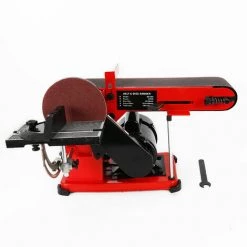 SENDERPICK Elektro Bandschleifmaschine Tellerschleifer Bandschleifer Schleifer 150mm 375W Verstellbar -Poliermaschinen & Schleifmaschinen Verkaufsladen 50928262 3