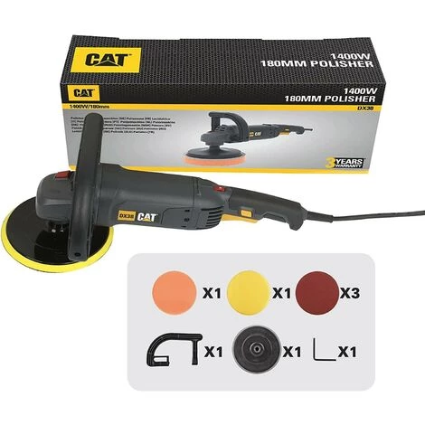 CATERPILLAR POLIERER 1400W 180MM CAT DX38 3 CATERPILLAR POLIERER 1400W 180MM CAT DX38 – Bild 3