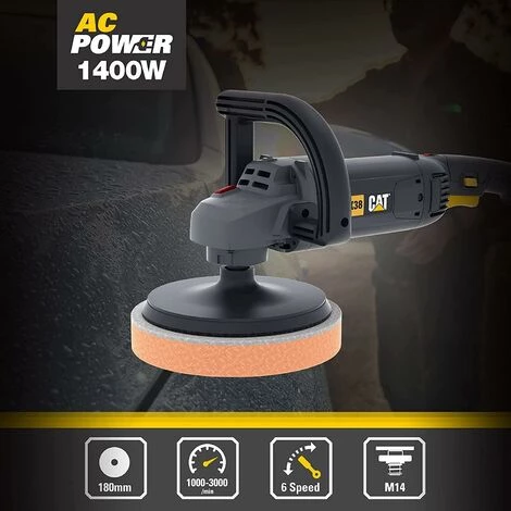 CATERPILLAR POLIERER 1400W 180MM CAT DX38 4 CATERPILLAR POLIERER 1400W 180MM CAT DX38 – Bild 4