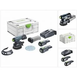 Festool ETSC 125 3,1 I-Plus Akku Exzenterschleifer ( 576376 ) 18 V 125 Mm Brushless + 2x Akku 3,1 Ah + Ladegerät + Systainer - Nachfolger Von 575719