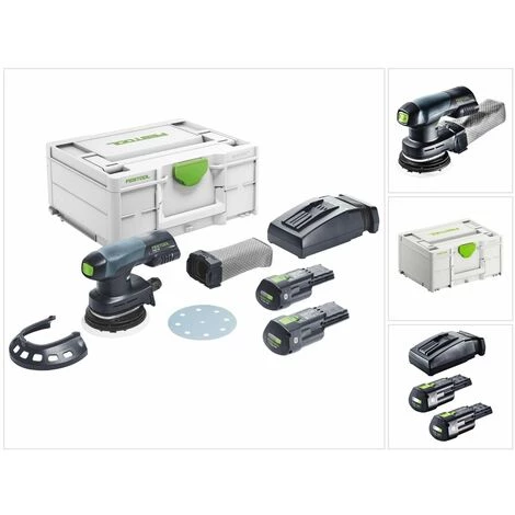 Festool ETSC 125 3,1 I-Plus Akku Exzenterschleifer ( 576376 ) 18 V 125 Mm Brushless + 2x Akku 3,1 Ah + Ladegerät + Systainer - Nachfolger Von 575719 1 Festool ETSC 125 3,1 I-Plus Akku Exzenterschleifer ( 576376 ) 18 V 125 Mm Brushless + 2x Akku 3,1 Ah + Ladegerät + Systainer - Nachfolger Von 575719