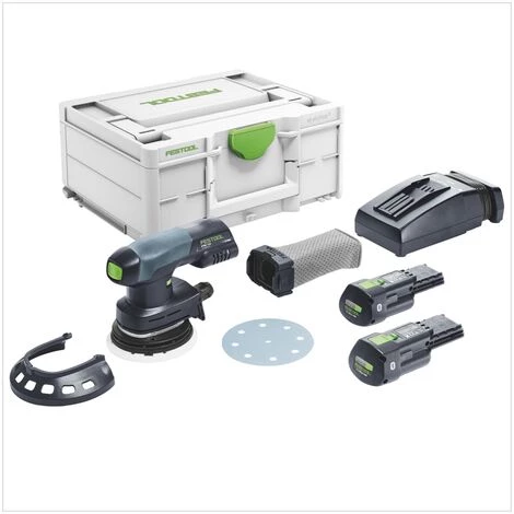 Festool ETSC 125 3,1 I-Plus Akku Exzenterschleifer ( 576376 ) 18 V 125 Mm Brushless + 2x Akku 3,1 Ah + Ladegerät + Systainer - Nachfolger Von 575719 2 Festool ETSC 125 3,1 I-Plus Akku Exzenterschleifer ( 576376 ) 18 V 125 Mm Brushless + 2x Akku 3,1 Ah + Ladegerät + Systainer - Nachfolger Von 575719 – Bild 2