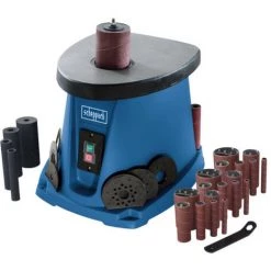 Pack SCHEPPACH Schwingschleifer - 450W - OSM100 - 18 Schleifhülsen - Korn 80