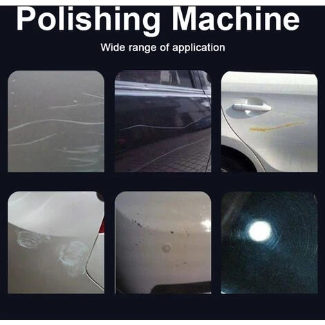 ASUPERMALL 1500r / Min Schnurlose USB-Aufladung Auto Auto Scratch Reparaturen Maschine Handheld Tragbares Haus Haushalt Autopolierer Exzenterwachsmaschine Praktisches Auto Scratch Remover Zwei Geschwindigkeit Einstellbar Mit 3 Arten Polierscheiben - Modell:Schwarz 4 ASUPERMALL 1500r / Min Schnurlose USB-Aufladung Auto Auto Scratch Reparaturen Maschine Handheld Tragbares Haus Haushalt Autopolierer Exzenterwachsmaschine Praktisches Auto Scratch Remover Zwei Geschwindigkeit Einstellbar Mit 3 Arten Polierscheiben - Modell:Schwarz – Bild 4