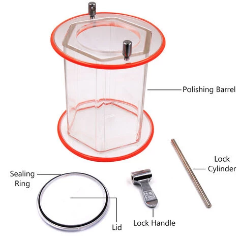 ASUPERMALL Schmuck-Tumbler-Polierer 3kg 6.6lb Mini-Rotationsfass Poliermaschine Bidirektionale Rotationszeit / Geschwindigkeit Umschaltbar Für Münzen Metall Rostentfernung Oberfläche Polierende,Modell:3kg EU-Plug 5 ASUPERMALL Schmuck-Tumbler-Polierer 3kg 6.6lb Mini-Rotationsfass Poliermaschine Bidirektionale Rotationszeit / Geschwindigkeit Umschaltbar Für Münzen Metall Rostentfernung Oberfläche Polierende,Modell:3kg EU-Plug – Bild 5