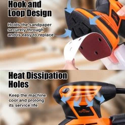 TOPSHAK Elektroschleifer Maus Detailschleifer Mit 12 StüCk Schleifpapier -Poliermaschinen & Schleifmaschinen Verkaufsladen 53918590 3