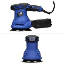 ECD Germany Exzenterschleifer Mit Absaugung, Staubfangbehälter, 1 Schleifpapier, 300W, Ø123mm, 13000 RPM, 6 Geschwindigkeiten, Multifunktion Schleifmaschine Schleifgerät, Für Schleifen Und Polieren -Poliermaschinen & Schleifmaschinen Verkaufsladen 54064458 3