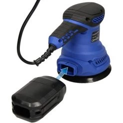 ECD Germany Exzenterschleifer Mit Absaugung, Staubfangbehälter, 1 Schleifpapier, 300W, Ø123mm, 13000 RPM, 6 Geschwindigkeiten, Multifunktion Schleifmaschine Schleifgerät, Für Schleifen Und Polieren -Poliermaschinen & Schleifmaschinen Verkaufsladen 54064458 4