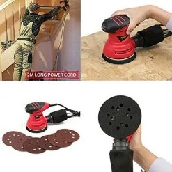 TEETOK 240 W Kabelgebundener Elektro-Exzenterschleifer 125 Mm Heimwerkerwerkzeuge Zum Schleifen, Polieren -Poliermaschinen & Schleifmaschinen Verkaufsladen 54963372 4