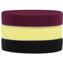 VONROC Polierscheiben/Polierpads Schaumstoff Für Poliermaschinen - Starterset - 150mm, 3 Stück -Poliermaschinen & Schleifmaschinen Verkaufsladen 56070720 3