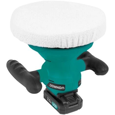 VONROC Poliermaschine 20V - Ø240mm - Inkl. 2 Polierhauben - Inkl. 2.0Ah Akku Und Schnellladegerät 3 VONROC Poliermaschine 20V - Ø240mm - Inkl. 2 Polierhauben - Inkl. 2.0Ah Akku Und Schnellladegerät – Bild 3