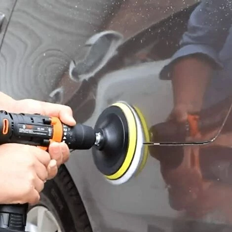 OYLDA 3 Stück 6-Zoll-Wollpolierschwabbel Polierschwabbelscheibe Für Bohrpufferaufsatz Mit M14-Bohradapter 5 OYLDA 3 Stück 6-Zoll-Wollpolierschwabbel Polierschwabbelscheibe Für Bohrpufferaufsatz Mit M14-Bohradapter – Bild 5