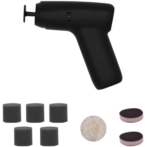 HAPPYSHOPPING 1500 U/min Akku-USB-Auflademaschine Auto-Kratzer-Reparatur-Maschine Tragbarer Haushalts-Haushalts-Auto-Polierer Exzenter-Wachsmaschine Praktischer Auto-Kratzer-Entferner Zwei Geschwindigkeiten Einstellbar Mit 3 Arten Polierscheiben,Schwarz - Schwarz 2 HAPPYSHOPPING 1500 U/min Akku-USB-Auflademaschine Auto-Kratzer-Reparatur-Maschine Tragbarer Haushalts-Haushalts-Auto-Polierer Exzenter-Wachsmaschine Praktischer Auto-Kratzer-Entferner Zwei Geschwindigkeiten Einstellbar Mit 3 Arten Polierscheiben,Schwarz - Schwarz – Bild 2