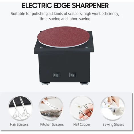 HAPPYSHOPPING Mini-Tellerschleifer, Elektrischer Kantenschärfer, 7 Variable Geschwindigkeiten, 10 Schleifscheiben, Heimwerker-Tischschleifer, Polierschleifmaschine Für Holz, Metall, Acrylstein,EU -Plug & Typ 1, Schwarz 4 HAPPYSHOPPING Mini-Tellerschleifer, Elektrischer Kantenschärfer, 7 Variable Geschwindigkeiten, 10 Schleifscheiben, Heimwerker-Tischschleifer, Polierschleifmaschine Für Holz, Metall, Acrylstein,EU -Plug & Typ 1, Schwarz – Bild 4