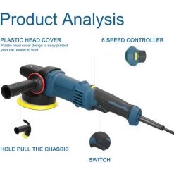LIFCAUSAL 980 W Hand-Elektro-Exzenterschleifer 5-Zoll-Poliermaschine 125-mm-Scheibe Heim Haushalt Holzverarbeitung Möbel Auto-Poliermaschine 6 Variable Geschwindigkeiten DA-Polierer Mit 2 Pads 9 LIFCAUSAL 980 W Hand-Elektro-Exzenterschleifer 5-Zoll-Poliermaschine 125-mm-Scheibe Heim Haushalt Holzverarbeitung Möbel Auto-Poliermaschine 6 Variable Geschwindigkeiten DA-Polierer Mit 2 Pads -Poliermaschinen & Schleifmaschinen Verkaufsladen 58377337 5