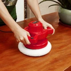 METERK Poliermaschine, 10" Exzenter-Poliermaschine, 3200 U/Min. Zwei-Griff-Polier- Und Wachsmaschine Mit Polier- Und Wachs-Pad Und Handschuhen -Poliermaschinen & Schleifmaschinen Verkaufsladen 59180695 3