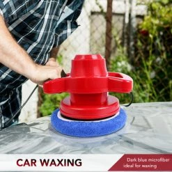 METERK Poliermaschine, 10" Exzenter-Poliermaschine, 3200 U/Min. Zwei-Griff-Polier- Und Wachsmaschine Mit Polier- Und Wachs-Pad Und Handschuhen -Poliermaschinen & Schleifmaschinen Verkaufsladen 59180695 4