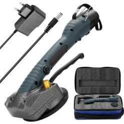 LIFCAUSAL Carrelage Carrelage Machine Mur Carrelage Pose Outil Vibrant Mit Ventouse 100*100mm Mit Une Batterie Bleu