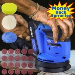 DAY PLUS Exzenterschleifer 125mm Exenterschleifer Rundschleifer Schleifmaschine DHL