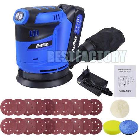 DAY PLUS Exzenterschleifer 125mm Exenterschleifer Rundschleifer Schleifmaschine DHL 2 DAY PLUS Exzenterschleifer 125mm Exenterschleifer Rundschleifer Schleifmaschine DHL – Bild 2