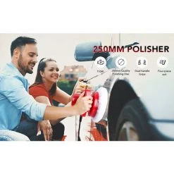 Meterkerpufferpolierer, Messgerät 10-Zoll-Zufallsorbitalauto-Politur, 3200 U / Min Zwei-Griff-Pufferwächter Mit Polierwachskissen Und Handschuhen, Ideal Für Das Autoschieben, Polieren, Wachsen, Versiegelungsglasur 9 Meterkerpufferpolierer, Messgerät 10-Zoll-Zufallsorbitalauto-Politur, 3200 U / Min Zwei-Griff-Pufferwächter Mit Polierwachskissen Und Handschuhen, Ideal Für Das Autoschieben, Polieren, Wachsen, Versiegelungsglasur -Poliermaschinen & Schleifmaschinen Verkaufsladen 60029020 5