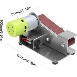 ASUPERMALL Multifunktionaler Schleifer Mini Elektrischer Bandschleifer DIY Polierschleifmaschine Cutter Kantenschärfer Mit 10 Stück 30mm Schleifpapier -Poliermaschinen & Schleifmaschinen Verkaufsladen 60285208 3