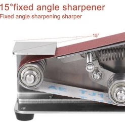 ASUPERMALL Multifunktionaler Schleifer Mini Elektrischer Bandschleifer DIY Polierschleifmaschine Cutter Kantenschärfer Mit 10 Stück 30mm Schleifpapier -Poliermaschinen & Schleifmaschinen Verkaufsladen 60285208 5