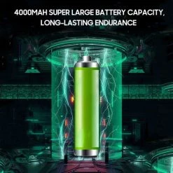 HAPPYSHOPPING Wiederaufladbares Polierwerkzeug-Set 2-Gang-Waxer Tragbare Mini-Poliermaschine Akku-Auto-Polierer 4000 MAh Lithium-Ionen -Poliermaschinen & Schleifmaschinen Verkaufsladen 60290499 5