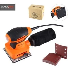 BLACKPINE – 240 W Multifunktions-Maus-Exzenterschleifer U/min 14000/min, Schleiftellergröße 110 X 100 Mm