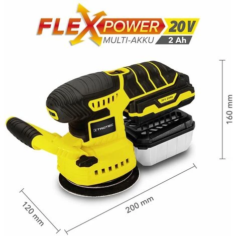 Trotec Akku-Exzenterschleifer PESS 10-20V 4 Trotec Akku-Exzenterschleifer PESS 10-20V – Bild 4