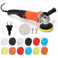 LIFCAUSAL 1200W 220Volt Einstellbare Geschwindigkeit Auto Elektro Polierer Wachsmaschine Auto Möbel Polierwerkzeug