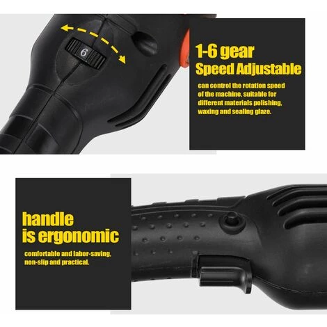 LIFCAUSAL 1200W 220Volt Einstellbare Geschwindigkeit Auto Elektro Polierer Wachsmaschine Auto Möbel Polierwerkzeug 4 LIFCAUSAL 1200W 220Volt Einstellbare Geschwindigkeit Auto Elektro Polierer Wachsmaschine Auto Möbel Polierwerkzeug – Bild 4