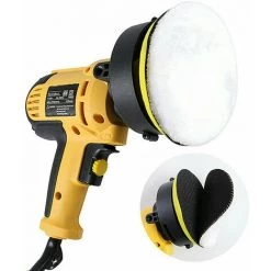 LIFCAUSAL 14Pcs Rotary Auto Polierer 600W Buffer Sander Poliermaschine 600-3700 U / Min 5 '' Schwamm Pad Mop Kit Autopflege Haushaltsgerät Polierwerkzeug EU-Stecker -Poliermaschinen & Schleifmaschinen Verkaufsladen 60914226 3