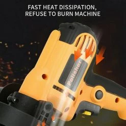 LIFCAUSAL 14Pcs Rotary Auto Polierer 600W Buffer Sander Poliermaschine 600-3700 U / Min 5 '' Schwamm Pad Mop Kit Autopflege Haushaltsgerät Polierwerkzeug EU-Stecker -Poliermaschinen & Schleifmaschinen Verkaufsladen 60914226 5