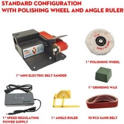 MOHOO 7Gang Elektrische Bandschleifer DIY Polierschleifmaschine -Poliermaschinen & Schleifmaschinen Verkaufsladen 61224802 3