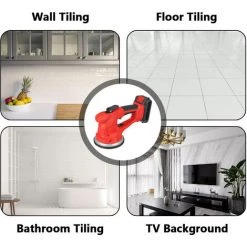 MOHOO Tile Vibrator Set Nivellierwerkzeug Mit 2 Akku Vibrator Bodenputz -Poliermaschinen & Schleifmaschinen Verkaufsladen 61228570 5