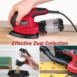 VISTRECK Detail Sander 1.6A 200W 14000 OPM Compact Sander Effiziente Staubabsaugung Mit 3pcs Polierpads & 20pcs Schleifpapier Für Enge Räume Schleifen/Polieren In Home Decoration & DIY 9 VISTRECK Detail Sander 1.6A 200W 14000 OPM Compact Sander Effiziente Staubabsaugung Mit 3pcs Polierpads & 20pcs Schleifpapier Für Enge Räume Schleifen/Polieren In Home Decoration & DIY -Poliermaschinen & Schleifmaschinen Verkaufsladen 61368861 5