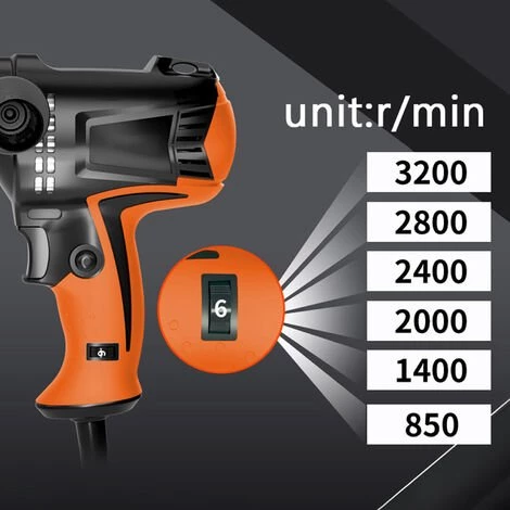 SUPERSELLER Autopoliermaschine - 6-fach Einstellbare Geschwindigkeit 980W - 220V 2 SUPERSELLER Autopoliermaschine - 6-fach Einstellbare Geschwindigkeit 980W - 220V – Bild 2