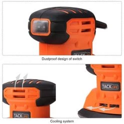 Tacklife PMS01A 1.1A 130W 12.000 OPM Klassischer Maus-Detailschleifer Mit 12 Schleifpapieren Und Effizientem Staubsammelsystem Für Enge Räume Beim Schleifen In Der Heimdekoration -Poliermaschinen & Schleifmaschinen Verkaufsladen 63493826 3