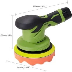 LIFCAUSAL Akku-Elektroauto-Poliermaschine, 6 Geschwindigkeitsstufen, Einstellbare Auto-Poliermaschine, Multifunktionale Holz-Metall-Wachs-Schleifmaschine, Mehrfarbig (EU-Stecker) -Poliermaschinen & Schleifmaschinen Verkaufsladen 63705815 5