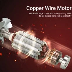 LIFCAUSAL Multifunktionaler Elektrischer Holzschneider, Holzfräser, Laminatschneider, Professionelle Schlitz-Trimm-Nutmaschine Für Holzarbeiter, Zimmermann, Mit 15 Stück Fräsern, 220 V, 800 W, 30000 U/min -Poliermaschinen & Schleifmaschinen Verkaufsladen 63749290 4