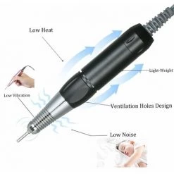 LIFCAUSAL Professionelle Elektrische Nagelbohrmaschine 30000 U / Min E-Feile Elektrische Nagelfeile Schleifer Polierer Kit Maniküre Pediküre Bohrer Für Acrylgelnägel EU-Stecker Schwarz -Poliermaschinen & Schleifmaschinen Verkaufsladen 63812831 4