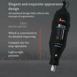 LIFCAUSAL Kompakter Elektrischer Schleifstift Stein Nagelpoliermaschine Metallbeschriftung Carving Gravur Schleifgerät USB Wiederaufladbar 5 Geschwindigkeitsstufen Einstellbar -Poliermaschinen & Schleifmaschinen Verkaufsladen 63812848 3