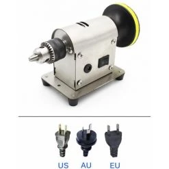 LIFCAUSAL Multifunktions-Schmuck-Stein-Polierpuffer-Maschine Schmuck-Schleifmühle Poliermaschine Schmuck-Tischpolierer Mit 20-teiligem Schleifpapier EU-Stecker -Poliermaschinen & Schleifmaschinen Verkaufsladen 63812868 5
