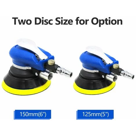 LIFCAUSAL Vakuum-Luftschleifer Pneumatischer Schleifer Selbstvakuum-Palmen-Exzenterschleifer Schleifer Polierer Schleifmaschine Werkzeug 5'' 3 LIFCAUSAL Vakuum-Luftschleifer Pneumatischer Schleifer Selbstvakuum-Palmen-Exzenterschleifer Schleifer Polierer Schleifmaschine Werkzeug 5'' – Bild 3