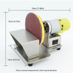 LIFCAUSAL Elektrischer Rotierender Poliertisch-Tellerschleifer Mit 7 Variablen Geschwindigkeiten, 20 Stück 3-Zoll-Schleifscheiben Zum Polieren, Schleifen, Veredeln Von Holz Und Kunststoff -Poliermaschinen & Schleifmaschinen Verkaufsladen 63812908 3